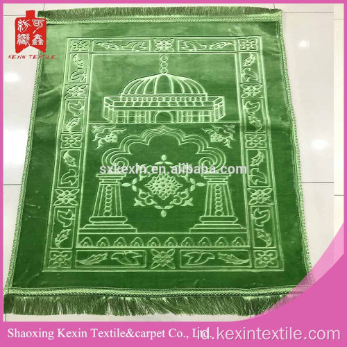 100% polyester tebal mink karpet doa muslim